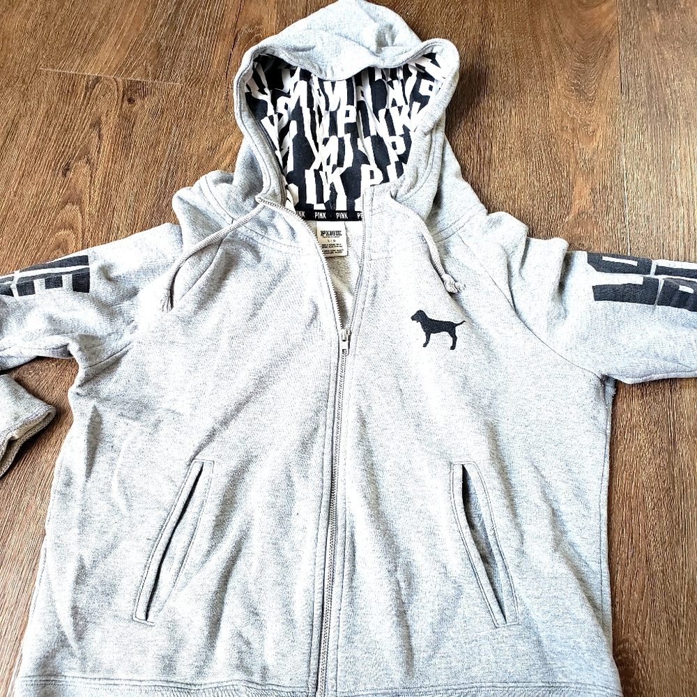 PINK Victoria Secret zippered hoodie